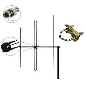 Antena Yagi VHF 136-174MHz de Alta Ganancia 7dBi, Antena Direccional VHF de 3 Elementos, Antena Yagi VHF para Exteriores - Product Image 2
