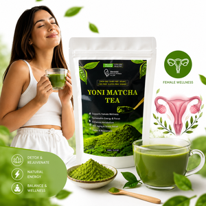 Té Matcha Yoni para el equilibrio hormonal femenino, desintoxicación, bienestar interior, cuidado íntimo natural de primera calidad, Matcha <span class=keywords><strong>World</strong></span>. - Product Image 1