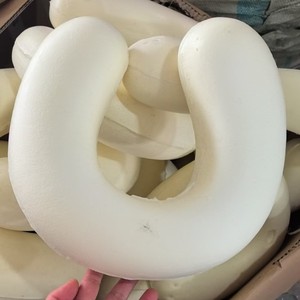U-shaped <b>pillow</b> wholesale, office nap <b>pillow</b>, cervical <b>pillow</b>, solid color portable travel memory foam <b>neck</b> support <b>pillow</b> with - Product Image 3