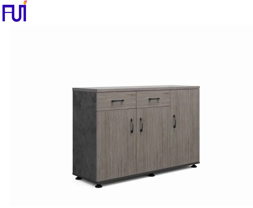 Armário de armazenamento do escritório da porta da china fabricante pequena madeira dois armários do escritório com preço competitivo