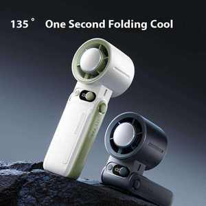 พัดลมมือถือไร้ใบพัดแบบชาร์จ USB กำลังสูง 3000mAh พร้อมระบบทำความเย็นเทอร์โบ 100 ระดับความเร็ว สำหรับพัดลมพกพาขนาดเล็ก - Product Image 4
