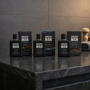 Greeko Man Eau De Parfum 100ml Colección de Fragancias con Opciones de Perfume Storm Recharge y Mischief para Hombres Modernos - Product Image 3