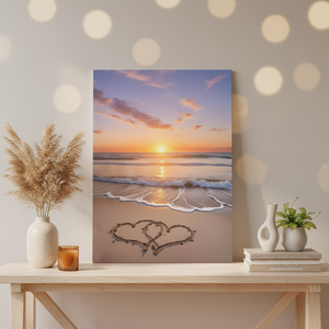 Kit de peinture au diamant personnalisé SONGWOOART Landscape Love Heart Beach Home Decor <span class=keywords><strong>pour</strong></span> adultes - Product Image 1