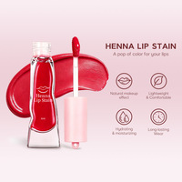 Teinture à lèvres au henné longue durée 7 jours 10ml Végétalien Halal Imperméable Logo et teinte personnalisés Fournisseur de produits de beauté OEM ODM