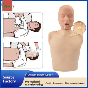Maniquí de Simulación de RCP SCIEDU, Modelo de Medio <span class=keywords><strong>Cuerpo</strong></span> <span class=keywords><strong>Humano</strong></span>, Entrenamiento de Primeros Auxilios, Respiración Artificial, Simulador Médico - Product Image 1