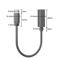 Cable Adaptador USB-C Macho a DC Hembra para Starlink Mini, Cable de Alimentación Portátil con Gestión Inteligente de Energía para RV y Camping