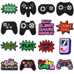 Prix usine GamePad Chaussures Décoration Boucles En Gros <span class=keywords><strong>Bracelet</strong></span> Personnalisé Charmes PVC Accessoires Game Over Chaussure Charmes pour Sabot - Product Image 5