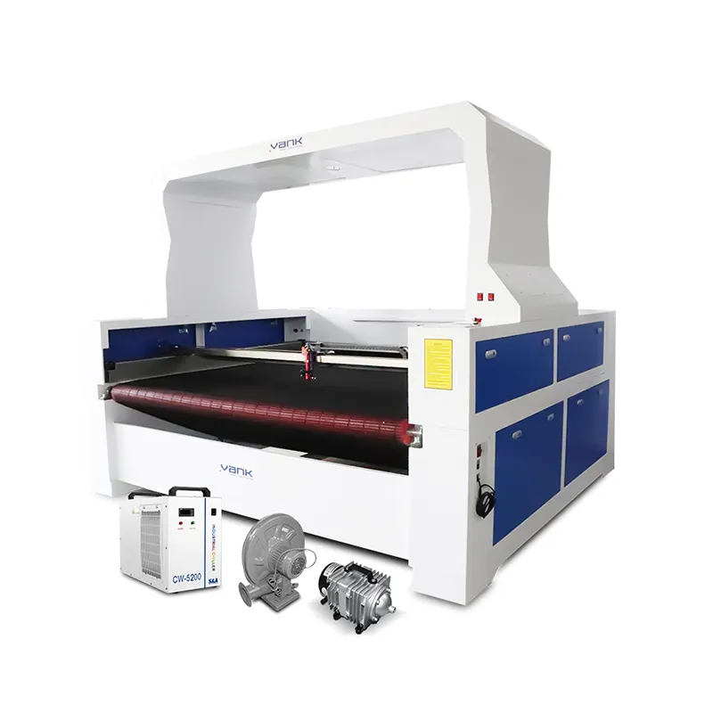 Laser Fabric Cutting Machine Automatic Printed Pattern Leather Textile Fabric Laser Cutting Machine