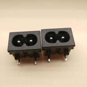 <span class=keywords><strong>Prise</strong></span> d'alimentation CA C8 à 2 broches, connecteur mâle C8 à 2 broches, interrupteur à bascule bleu, <span class=keywords><strong>prise</strong></span> de courant CA 1 sortie, usage industriel - Product Image 3