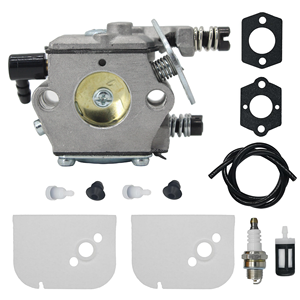 Carburateur de remplacement WT-323A pour tronçonneuses 009L/010/011/012/ST600 et kit de réglage (filtre à air, bougie d'allumage, tuyau de carburant) - Product Image 1