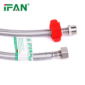 Tuyau <span class=keywords><strong>flexible</strong></span> en acier inoxydable ondulé IFAN Professional Supply 1/2 pouce, tuyau <span class=keywords><strong>flexible</strong></span> en métal pour <span class=keywords><strong>plomberie</strong></span>, 30-60 cm - Product Image 6
