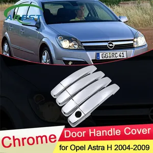 for Opel Astra H Vauxhall Holden 2004 2005 2006 2007 2008 2009 Chrome Door Handle Cover Trim Car Set Car Styling Accessories ABS