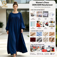 Abaya musulmane du Moyen-Orient pour femmes, vêtements islamiques égyptiens et noirs faits à la main, nouvelle collection