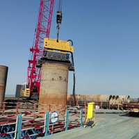 ANTENG AT180C Marteau vibro-perforateur à haute efficacité pour les nouvelles constructions avec moteur, boîte de vitesses, pompe et roulement pour grues