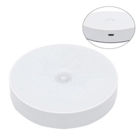Lampe murale rechargeable par USB CCT 2X6 LED sans fil avec détecteur de mouvement PIR, veilleuse pour chambre à coucher, escaliers, armoire, éclairage
