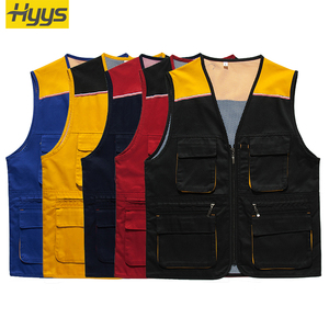 Chất Lượng Cao Cotton Làm Việc Vest Mát Quần Áo Người Đàn Ông Chàng Trai Vest Xây Dựng Làm Việc Đồng Phục Phù Hợp Với Mặc - Product Image 1
