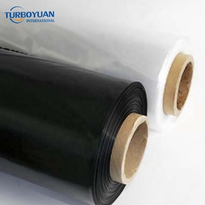Clear green house 10mil PE plastic film cover / customized 0.5mm black construction polyethylene plastic rolls as vapor barrier