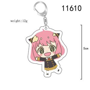 Porte-clés en acrylique, 35 Styles, Anime famille espion Anya seigneur bijoux Anime accessoires - Product Image 3