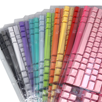 Custom Colorful Double Shot ABS Light Through Key Caps Keycaps for Mechanical Keyboard