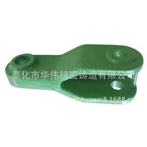 Composant de fonderie métallique, pièce moulée de précision peinte en vert pour utilisation en machine - Product Image 3