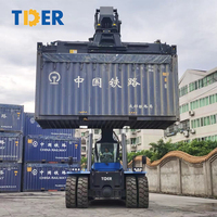 Chariot élévateur à conteneurs TDER RS450 45t 45 tonnes, chariot élévateur à conteneurs de 45 tonnes, chariot élévateur à conteneurs vides pour la cour de conteneurs du port