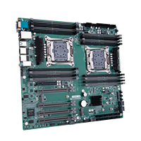 Carte mère HUANANZHI X10X99-16D E-ATX double processeur, compatible avec la plateforme LGA 2011-3, processeur serveur, mémoire
