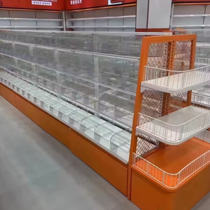 Étagères de présentation multifonctionnelles double face en acier allié durable pour supermarchés, capacité de stockage robuste de 1050 kg - Product Image 4