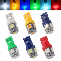 Haute luminosité T10 W5W 5050 5SMD 194 168 LED voiture Wedge ampoules 12V T10 led marqueur lumière lecture dôme lampe