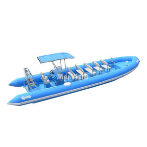 Canada Deluxe Yachts 9,6 M Rib 960 Orca Hypalon Cruising Casco <span class=keywords><strong>de</strong></span> fibra <span class=keywords><strong>de</strong></span> vidrio Inflable Rib Boat - Product Image 3