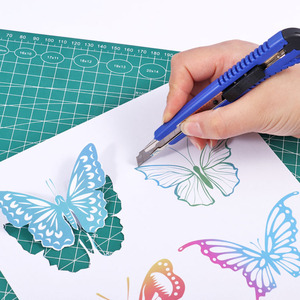 Foska antiscivolo e tessuto ecologico in pelle per Hobby progetto di taglio verde trapuntato con taglie A1 A2 A3 <span class=keywords><strong>A4</strong></span> - Product Image 6