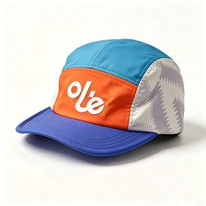 Gorra Deportiva Unisex de 5 Paneles con Bloques de Color, Gorra de Running de Secado Rápido y Ajustable con Bordado, Ligera para Exteriores, para Hombre y Mujer - Product Image 6