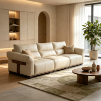 Canapé de style moderne pour salon, ensemble de meubles de luxe pour villa, canapé-lit confortable pour hall d'hôtel et resort