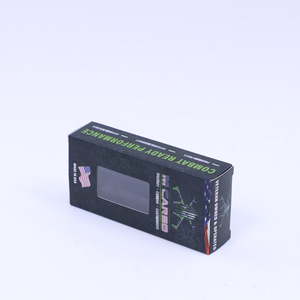 Custom Black Color Paper Box With Windows Electronic Accessories Paper Box Printed Logo Cardboard Gift Box - Product Image 6