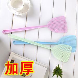 Tueur de moustiques en plastique avec manche extensible de 41 cm, maille durable, répulsif manuel pour insectes, rose, bleu, vert - Product Image 1