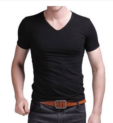 Black v-neck [short sleeve]]