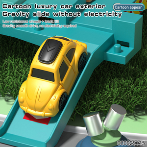 Jeu de construction de <span class=keywords><strong>garage</strong></span> de stationnement pour <span class=keywords><strong>voitures</strong></span> sur rail, avec mini <span class=keywords><strong>voitures</strong></span> en alliage, à assembler soi-même, thème Roi des Dinosaures - Product Image 6