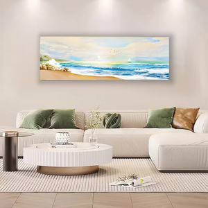 Golden Mountain & Ocean Waves <span class=keywords><strong>3D</strong></span> relieve arenisca pared arte moderno hogar Decoración paisaje para <span class=keywords><strong>paisajes</strong></span> marinos - Product Image 5