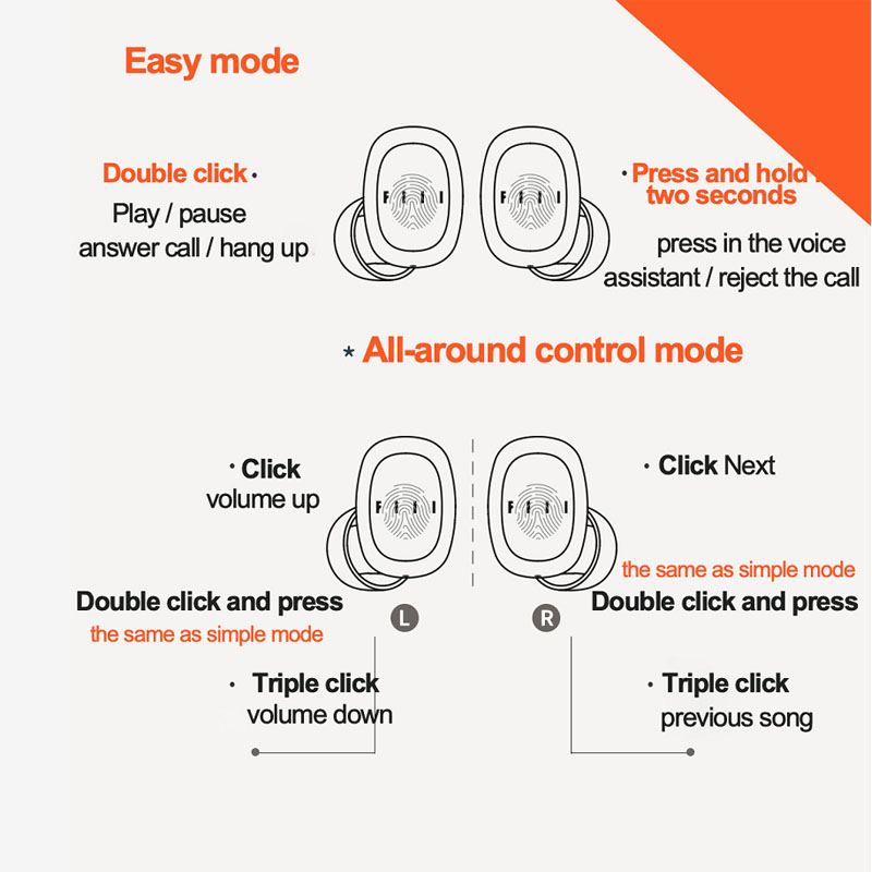 XIAOMI Youin FIIL T1 Lite True Wireless Earphone BT5.2 Headphone Long Battery Life Waterproof with Mic