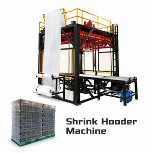 เครื่องห่อฟิล์มหดความร้อนอัตโนมัติสำหรับพาเลทอิฐ เครื่องบรรจุภัณฑ์ฟิล์มความร้อนสำหรับสินค้าแบบวางซ้อนกันบนพาเลท - Product Image 1