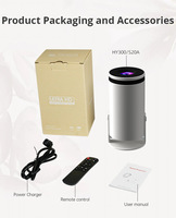 4K Android 11 5G WIFI 6 Projecteur Intelligent HY300 MINI Projeteur Portable Home Cinéma
