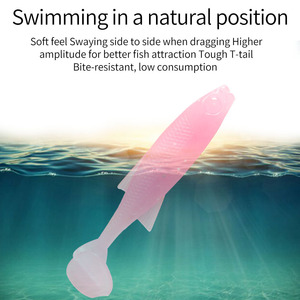 Señuelo de Pesca Artificial Suave de 6.5cm y 2.5g, Cebo Realista para Pesca de Lubina - Product Image 5