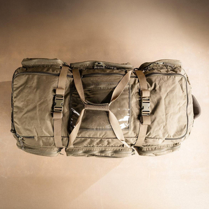 Sac de voyage tactique en nylon 191L sur mesure, imperméable, camouflage, fermeture éclair robuste, unisexe, vintage, extra grand - Product Image 5