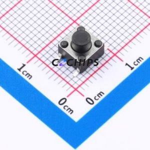 BTS0D0032DBG00 Tactile Switch SMD-4P,6x6mm Switch Round Button 2.6N Vertical Mount 6mm - Product Image 1