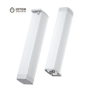 Rail de rideau motorisé intelligent WiFi Tuya Zigbee alimenté par batterie lithium rechargeable, en alliage d'aluminium - Product Image 1