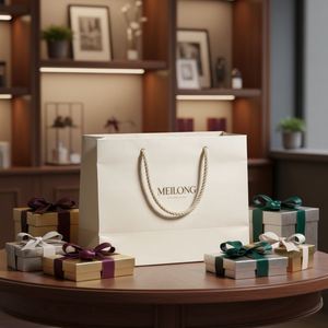 Bolsas de Papel Kraft de Lujo Hechas a Mano con Cierre Magnético, Cinta y Logotipo Impreso con UV para Empacar Pan, Sándwiches y Velas - Product Image 1
