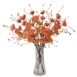 Muyu Chronicles - Ramo de Flores Artificiales de Azalea, Color Rosa Champán Amarillo, Flores de Jabón, Decoración del Hogar, Accesorios para Bodas - Product Image 5