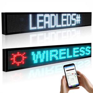 Pantalla LED P10 de Alto Brillo a Todo Color para Exteriores, Letrero Luminoso para Tiendas, Texto Desplazable, Pantalla Publicitaria Plug and Play - Product Image 1