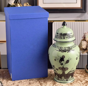 New Contemporary Under Glazed <b>Ceramic</b> General Jars in Various Colors for Home Decoration and Wedding Tabletop - Product Image 1