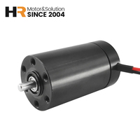 Moteur médical 2237 22 mm à revêtement noir, basse consommation, CC 24 V, efficace, 10 000 tr/min, avec fixation par bride pour pompe péristaltique micro