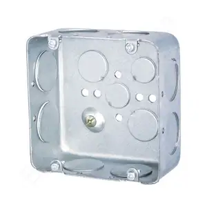 UL Rohs ip65 electrical wall ceiling socket switch wire outlet metal stainless steel galvanized square waterproof junction boxes